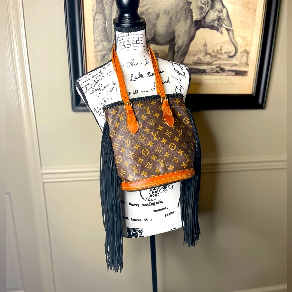 Vintage Boho LV Louis Vuitton Petit French Tote